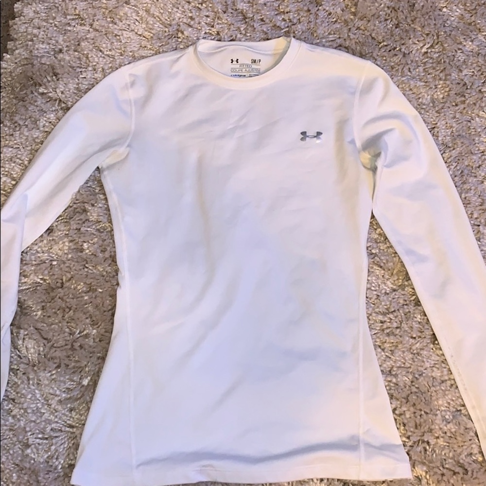 Hurley Fitted white thermo long sleeve